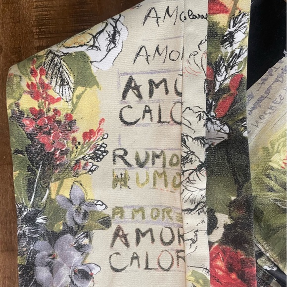 Vintage Roberto Cavalli Love Letter Jeans Print Pants Graphic Note XS - Picture 7 of 14